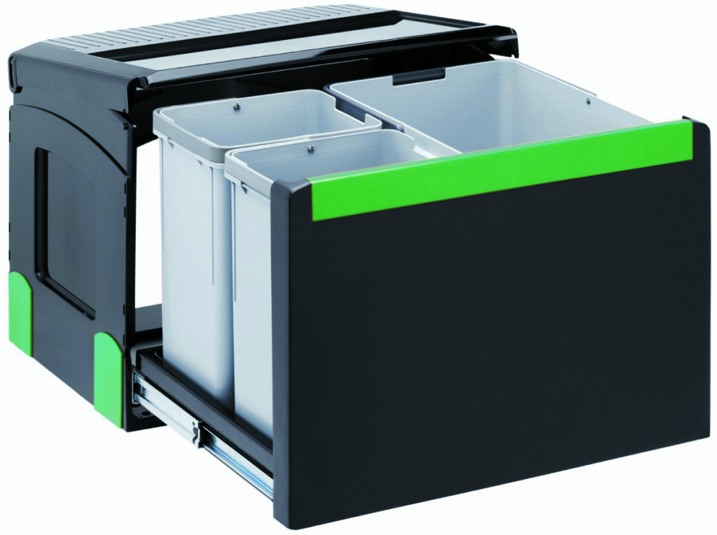 32Ltr Pull Out Waste Bin 1 x 16L 2 x 8L Panels Plus Kingston 32Ltr Pull Out Waste Bin 1 x 16L 2 x 8L Panels Plus Kingston